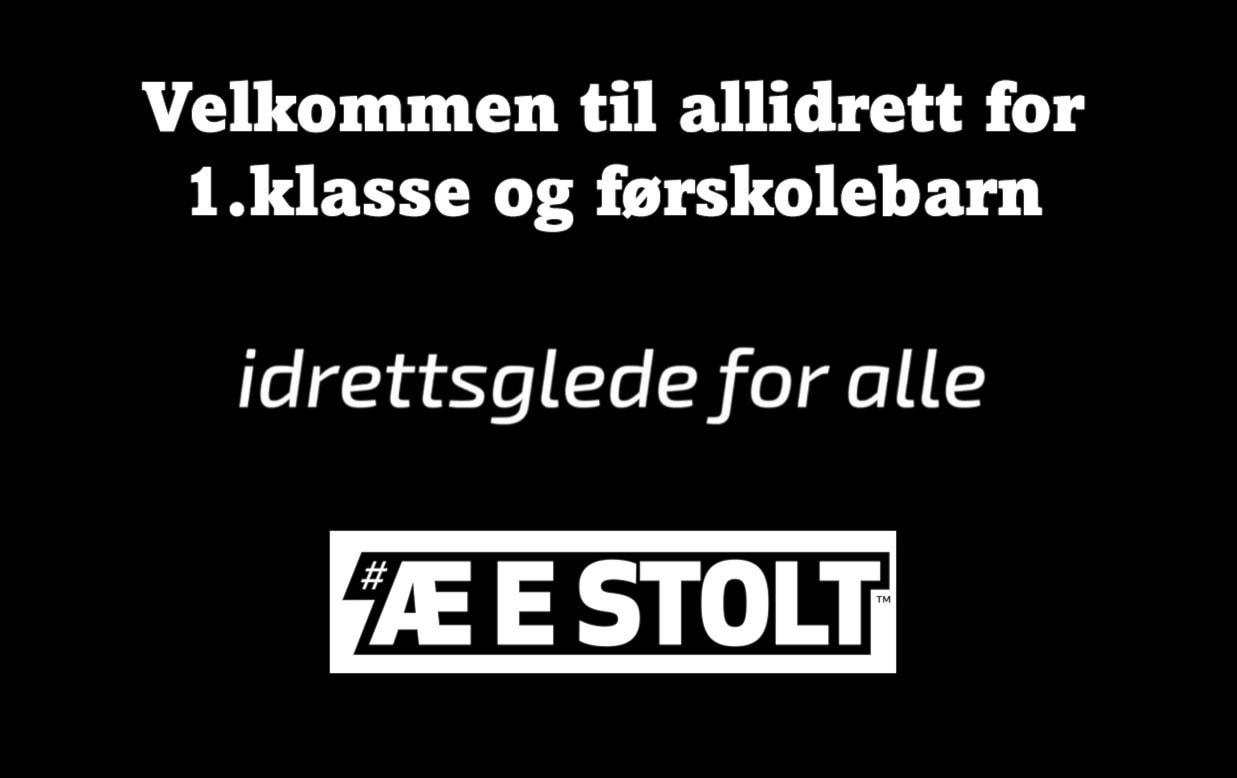 Velkommen til allidrett for 1.klasse og førskolebarn høsten 2025